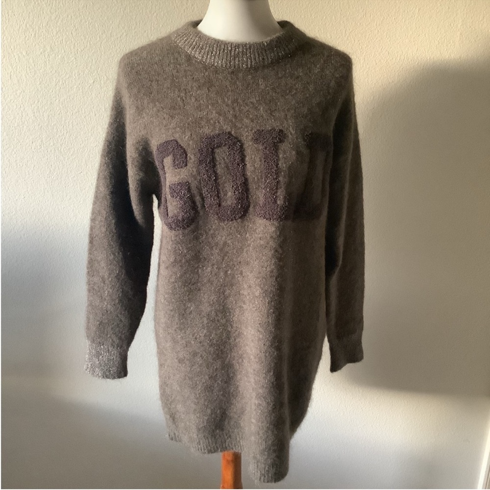 Goldbergh Gold Logo Sweater
